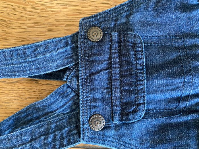 Salopette bleu jean Kiabi 3 mois – look denim intemporel - photo numéro 2