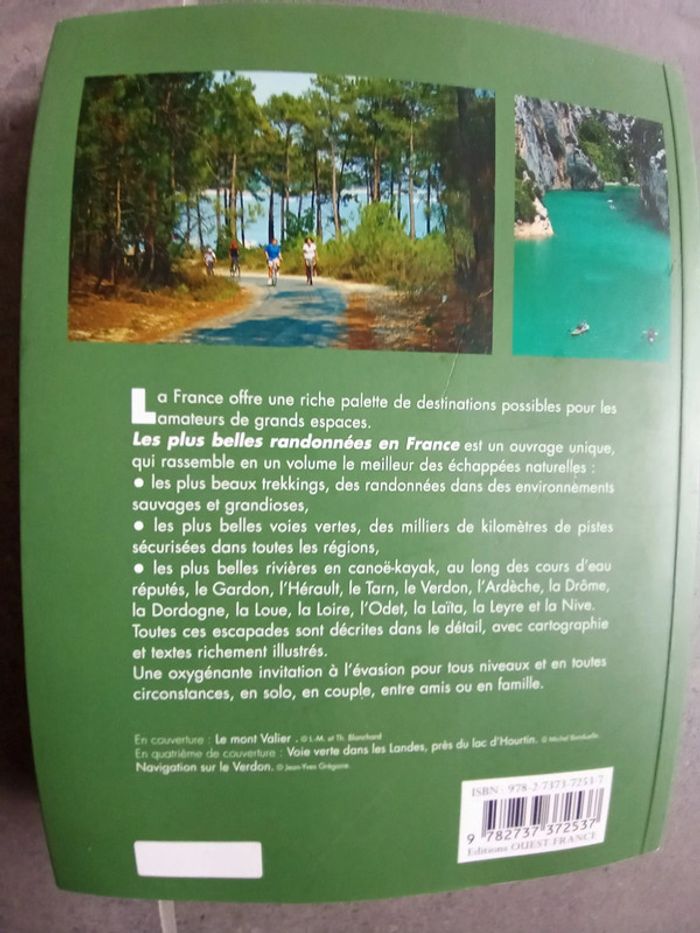 Livre les plus belles randonnées en France - photo numéro 3