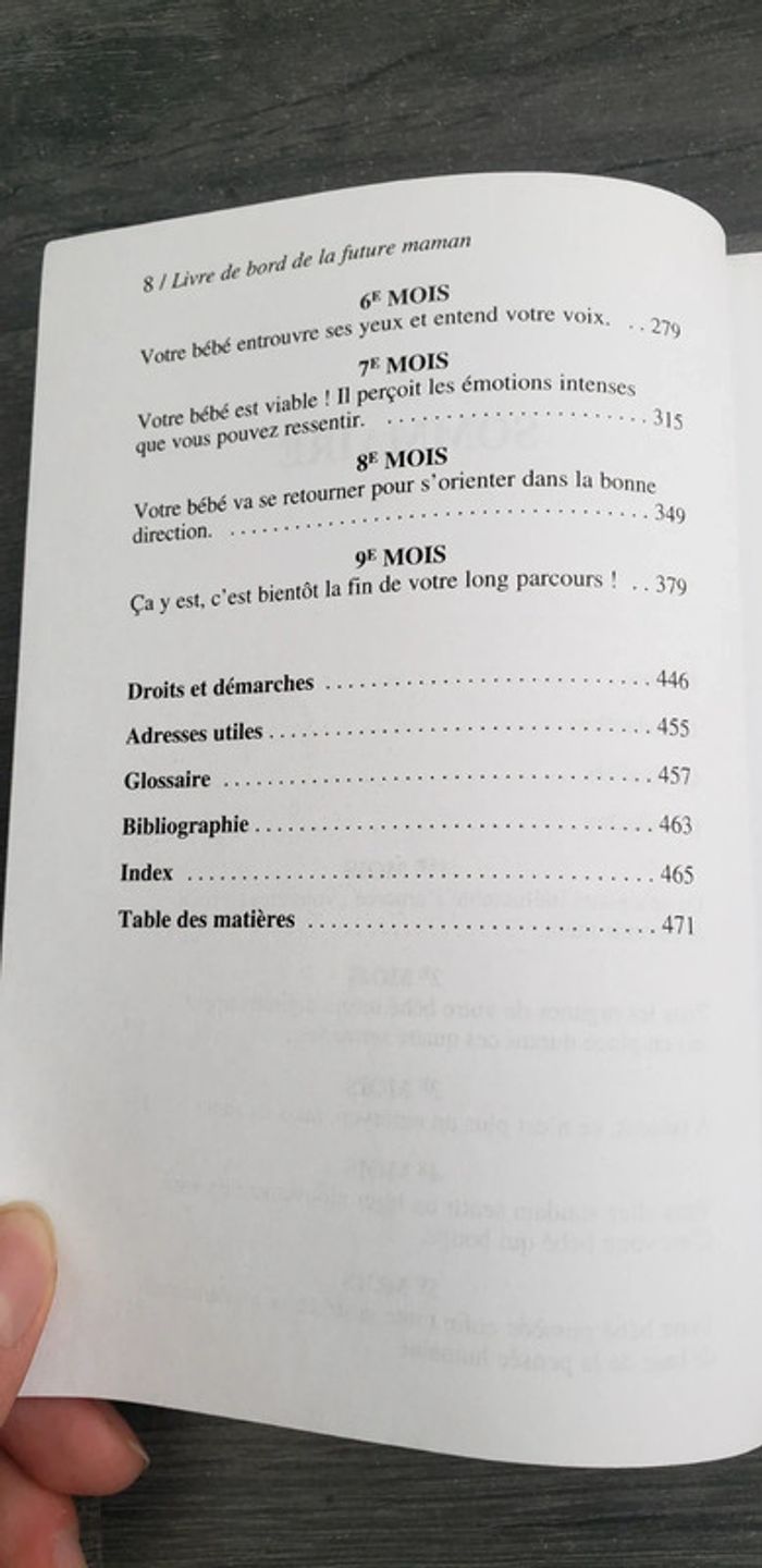 Livre sur le déroulement de la grossesse - photo numéro 3