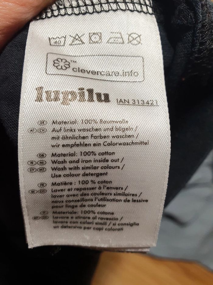 Lot 3 t-shirts manches longues Lupilu 110cm 116cm 4 ans 5 ans 6 ans - photo numéro 7