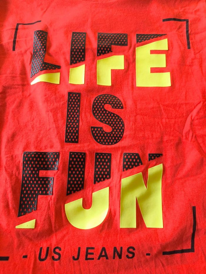 T shirt us jeans 14 ans - photo numéro 2