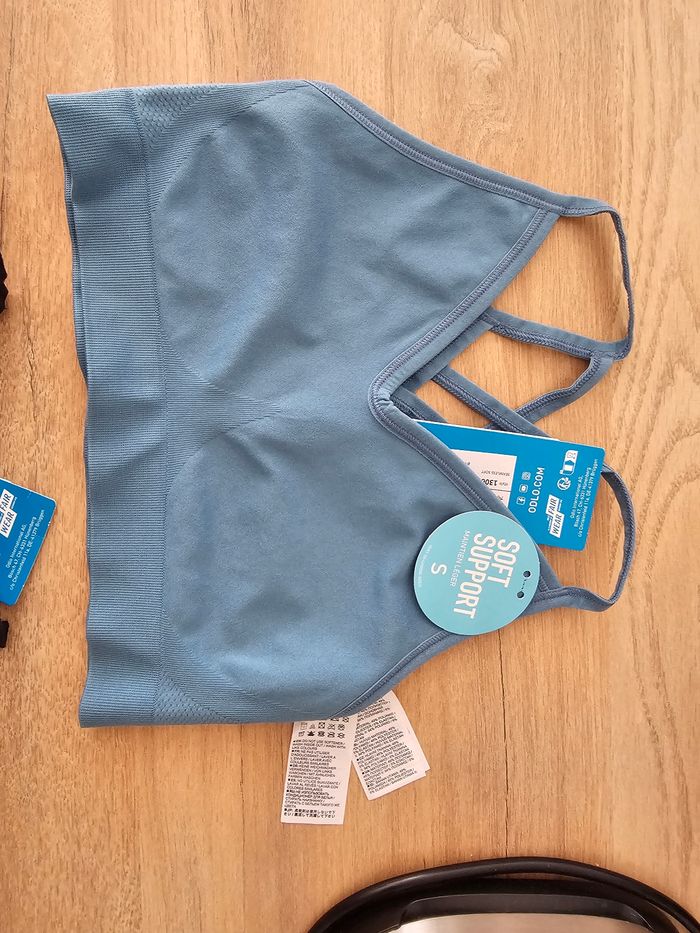 Brassière sport ODLO réversible Seamless femme 36 38 taille S - photo numéro 4