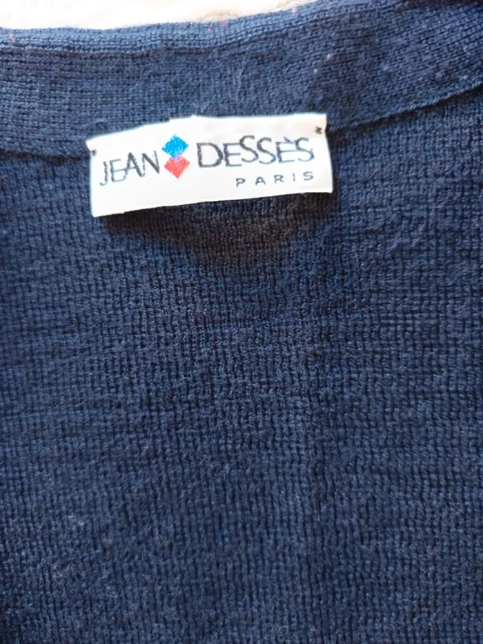 Gilet cardigan sans manches Jean Dessès Paris t.M/L - photo numéro 8