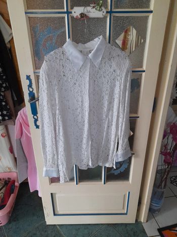 Sublime chemisier dentelle retro vintage