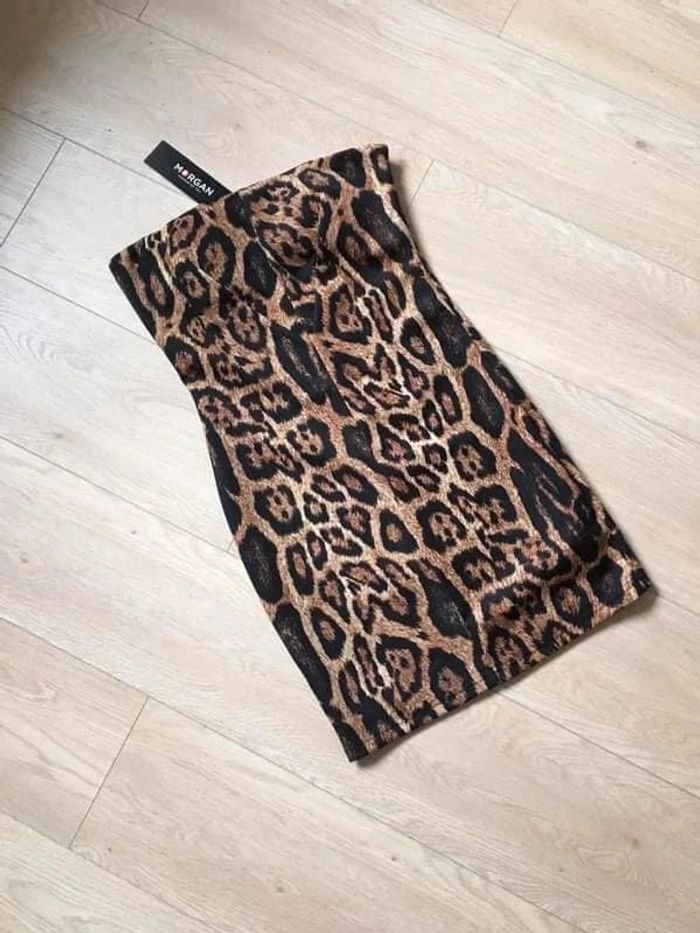 Robe bustier léopard neuve Morgan taille S (valeur 60€) - photo numéro 7