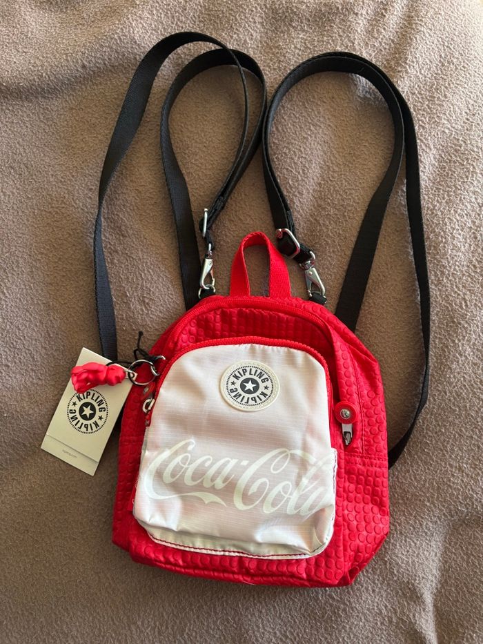 Sac à dos et bandoulière kipling coca cola