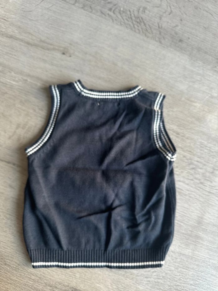 Pull sans manches 12 mois Lulu castagnette - photo numéro 3
