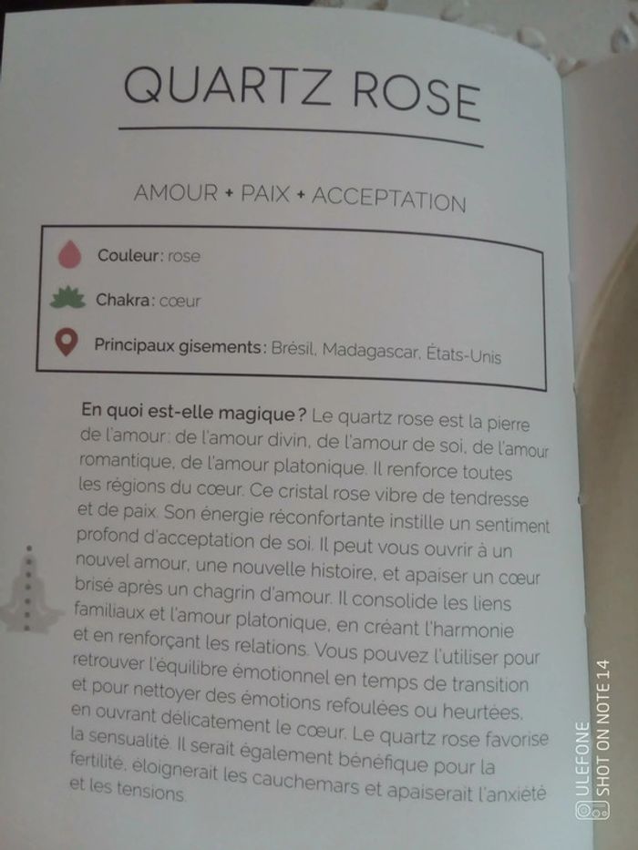 Bracelet amour pierre de quartz rose - photo numéro 2