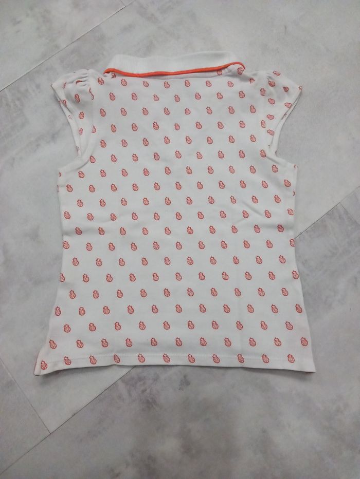 Lot de 2 polos fille 2 ans, manches courtes - photo numéro 6
