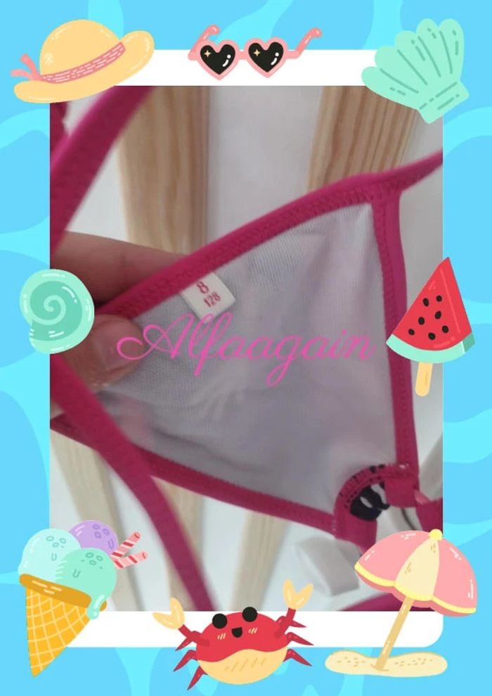 Maillot de bain 2pcs jardin tropical 8ans fille - photo numéro 6