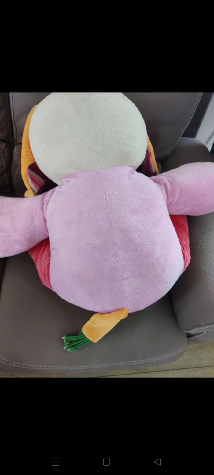 Peluche taille 60 cm éléphant - photo numéro 4