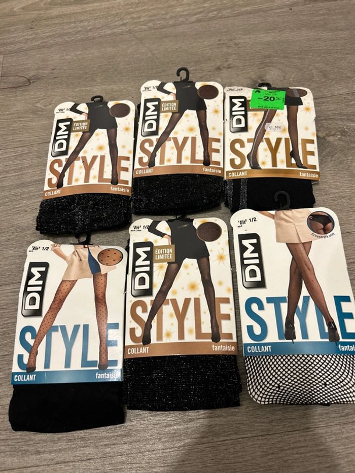 Lot de 5 collants