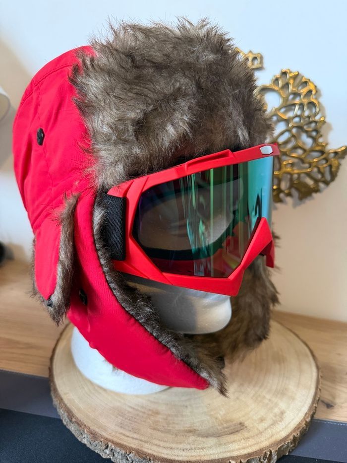 Masque de ski snowboard + chapka adulte neuf - photo numéro 2