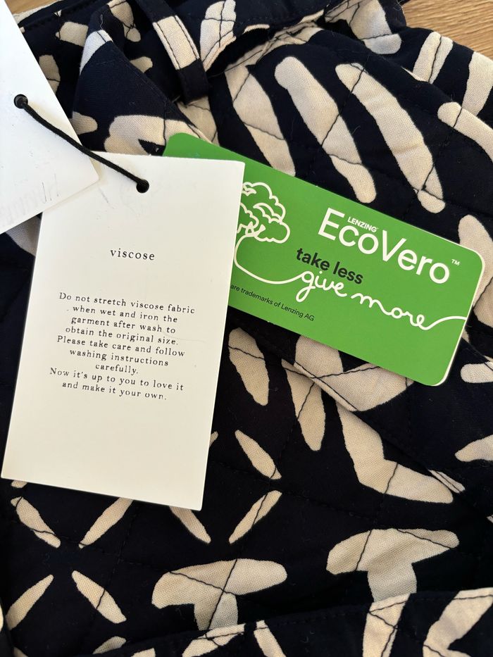 Short en tissu matelassé imprimé noir et blanc Atelier Rêve neuf - photo numéro 7