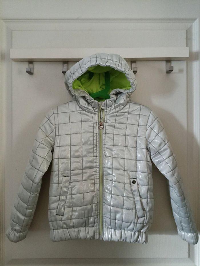 Doudoune légère argentée Be Happy Ikks 6 ans