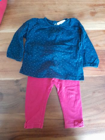 Ensemble fille 6 mois