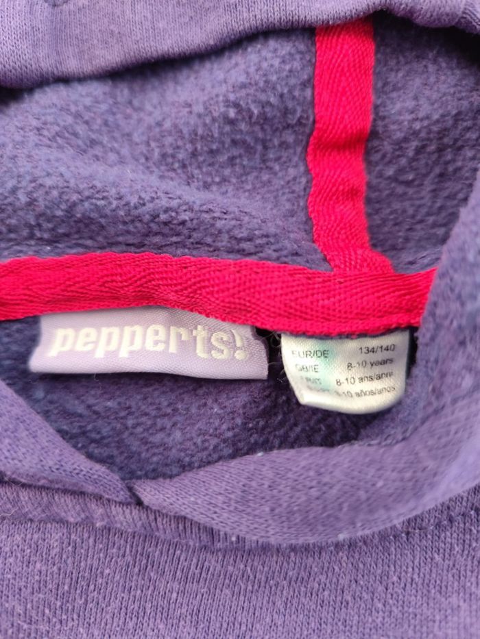 Sweat à capuche fille Pepperts! , 8/10 ans , très bon état - photo numéro 2