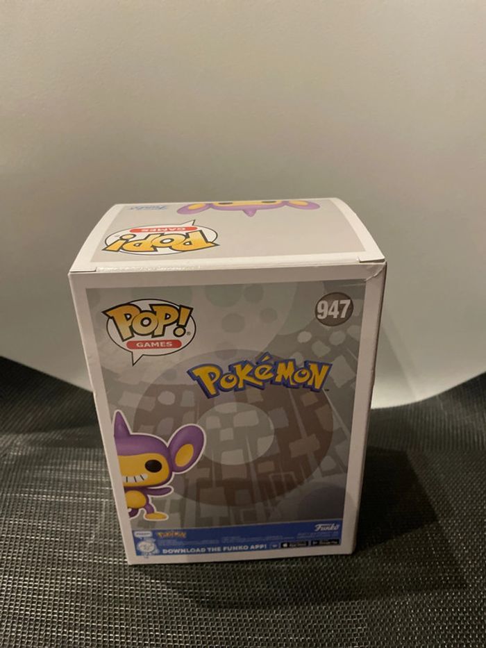 Funko pop Pokémon Capumain 947 neuve aipom griffel - photo numéro 5
