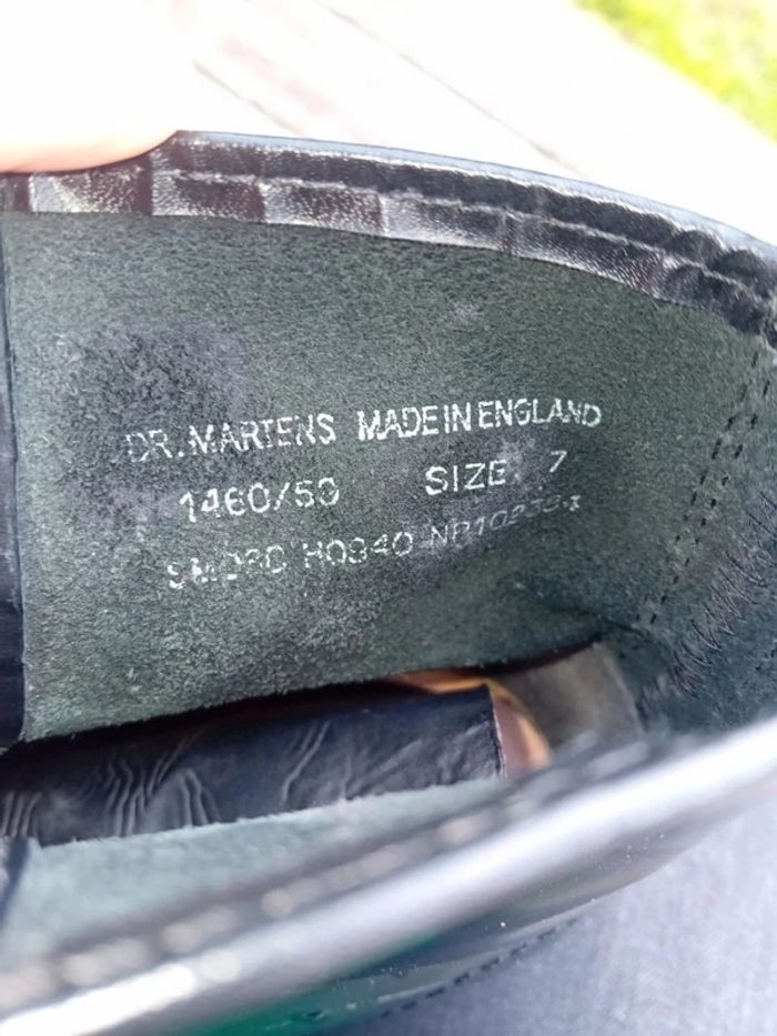 Dr. Martens noir made in England 🇬🇧 uk7 40 - photo numéro 9