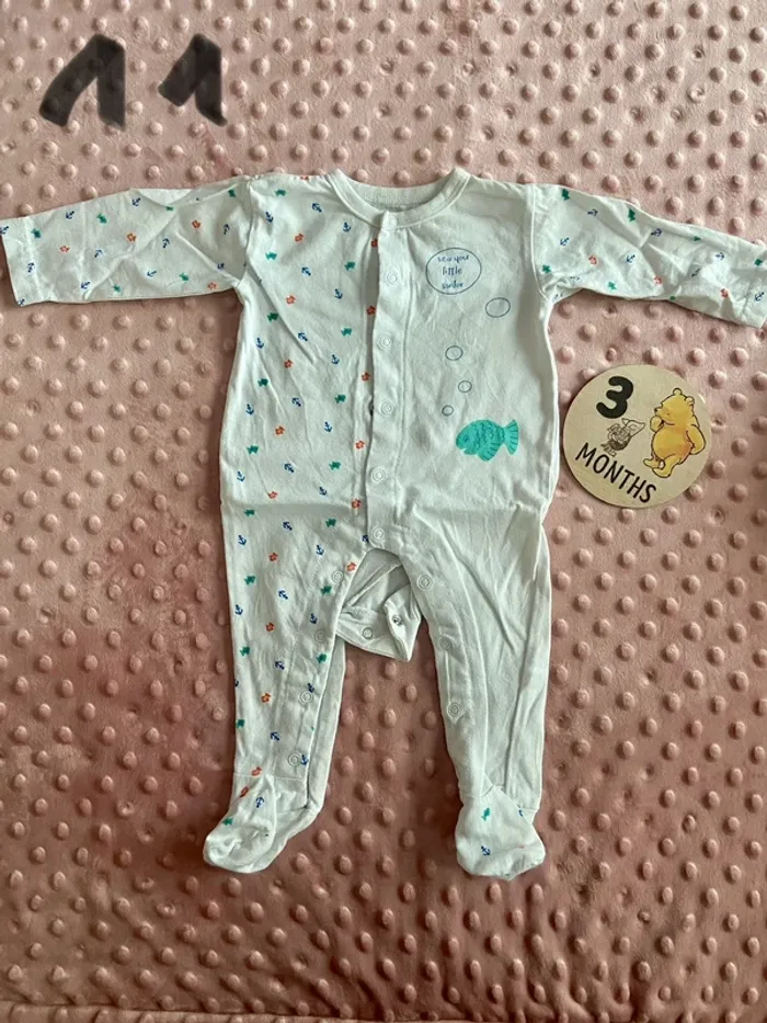 Lot de 15 pyjamas 3 mois - photo numéro 12