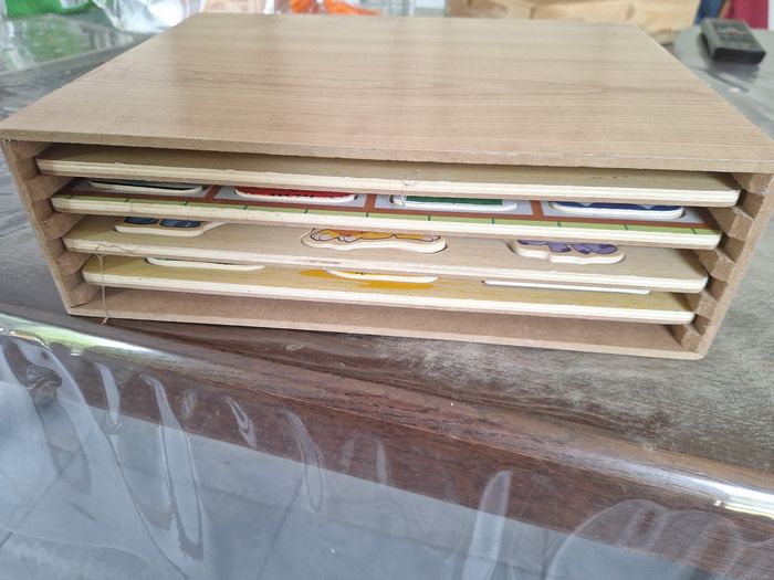 4 puzzles en bois dans son coffret - photo numéro 5