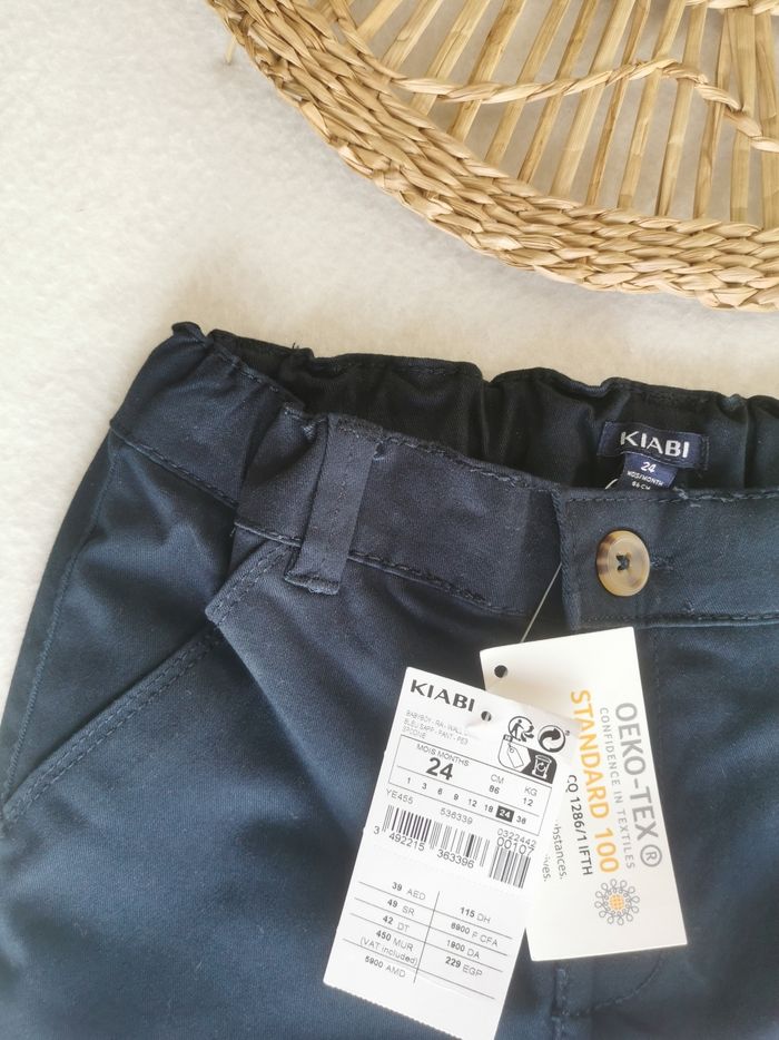 Pantalon Chino bleu marine Kiabi 24 Mois - photo numéro 2