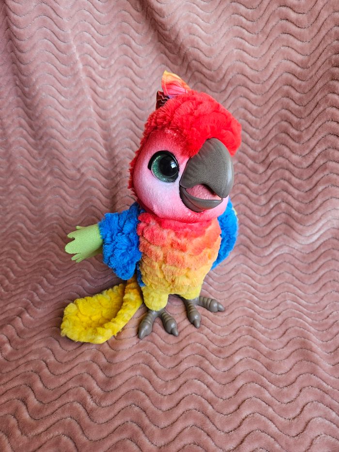 Jouet coco perroquet interactif furreal peluche - photo numéro 2