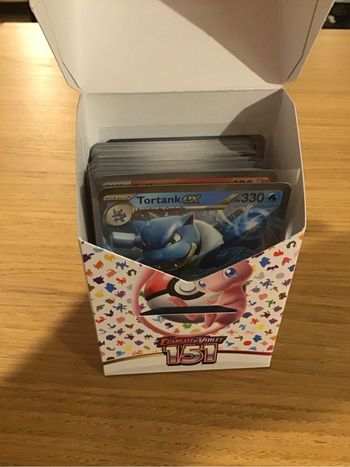 Lot 68 cartes Pokémon 151 neuves bundle tortank ex EV3.5 holo