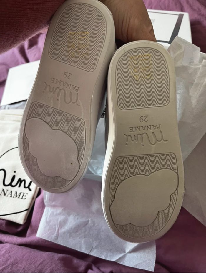 Très belles Baskets fille 29 mini paname - photo numéro 3