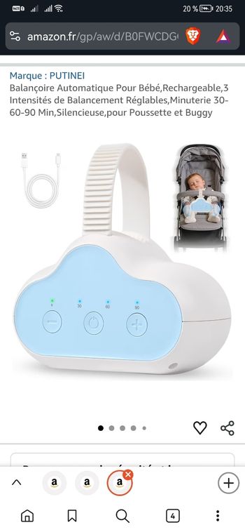 Balançoire Automatique Pour Bébé