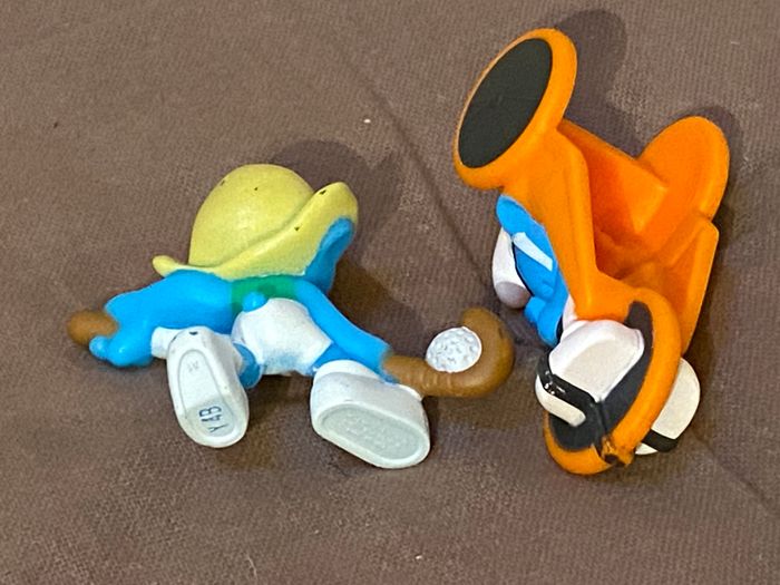 Lot de 2 figurines schtroumpfs Mcdonald's 2024, Schleich - photo numéro 3