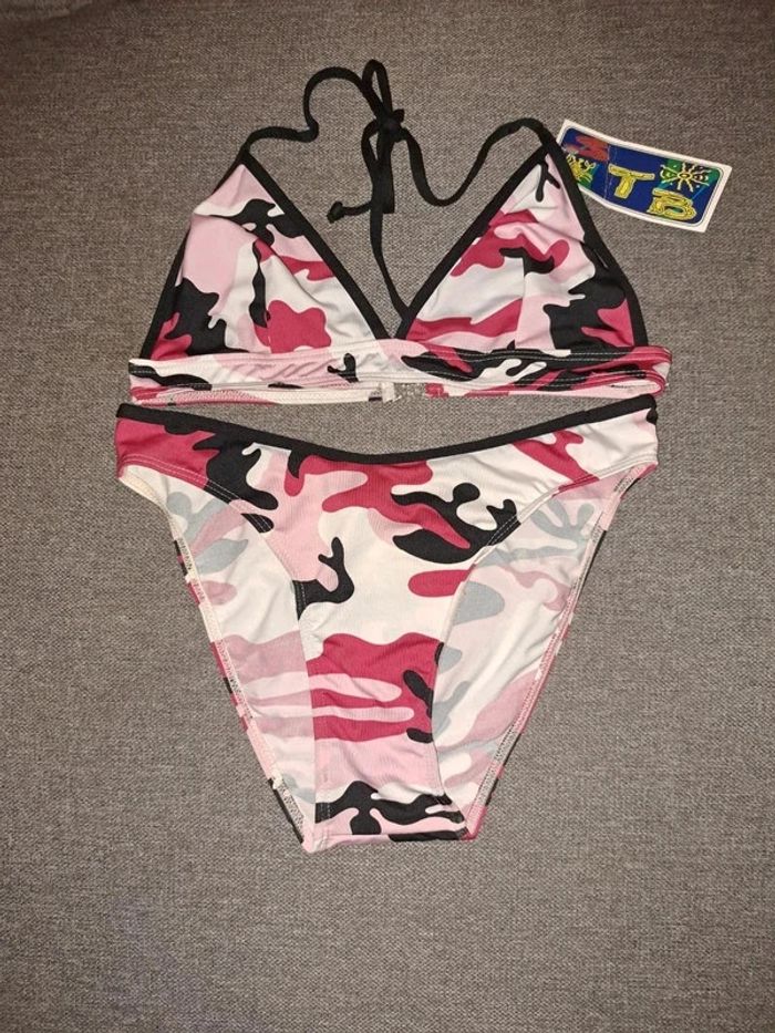 Bikini / maillots-de-bain STB camouflage rouge