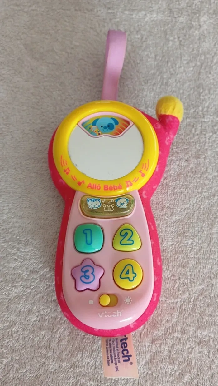 Jouet téléphone Vtech Allô bébé (familleac72)
