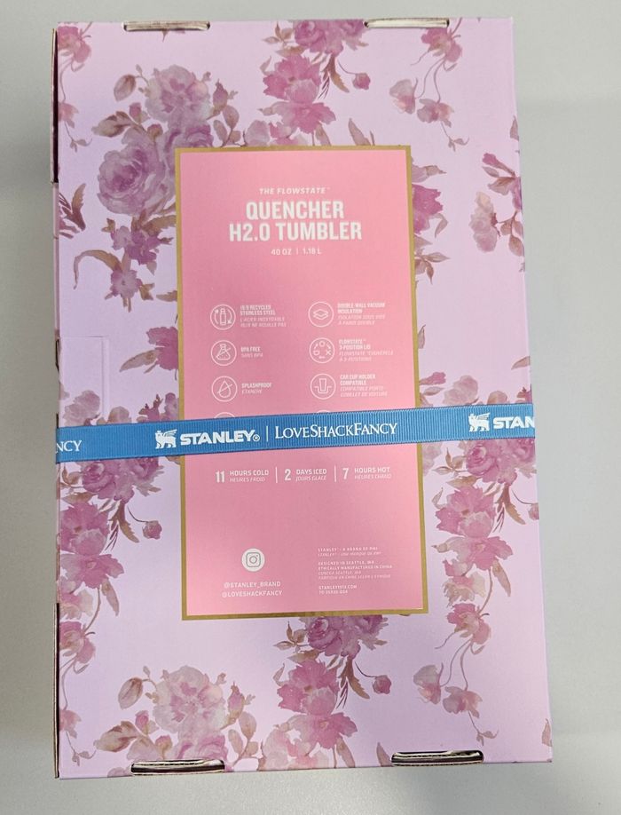 Gourde Stanley × LoveShackFancy 1,2L – Édition limitée Lavande – Neuve - photo numéro 6