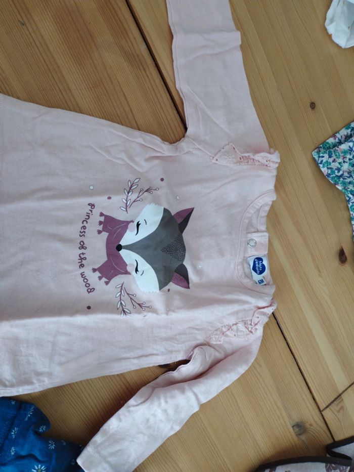 3 teeshirts 6 mois - photo numéro 2