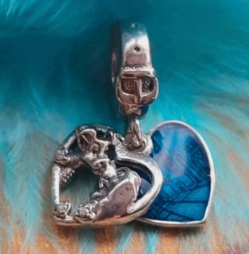 Charm double pendentifs la belle et le clochard 