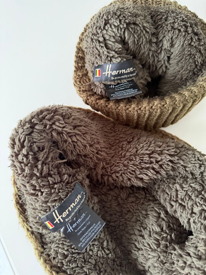 Tour de cou et bonnet kaki - photo numéro 3