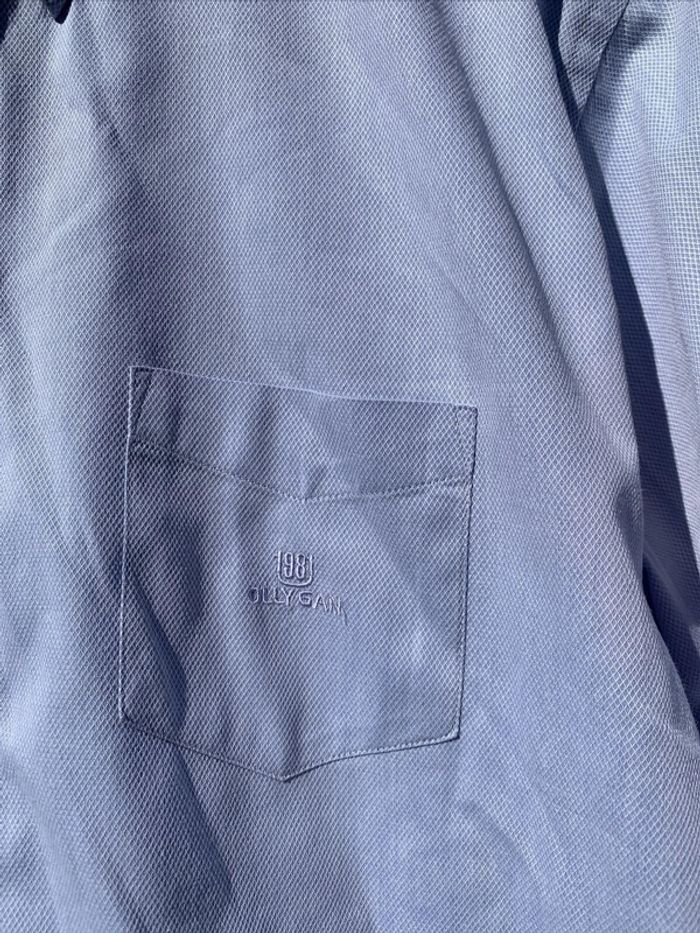 Chemise bleue manches courtes Ollygan 1981 T4 TL - photo numéro 4