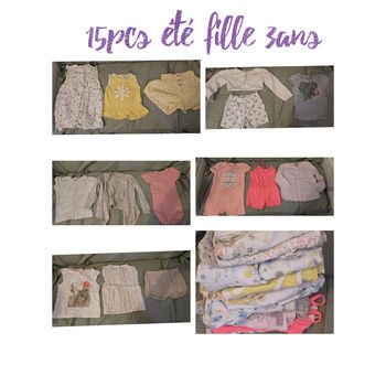 15pcs été fille 3ans