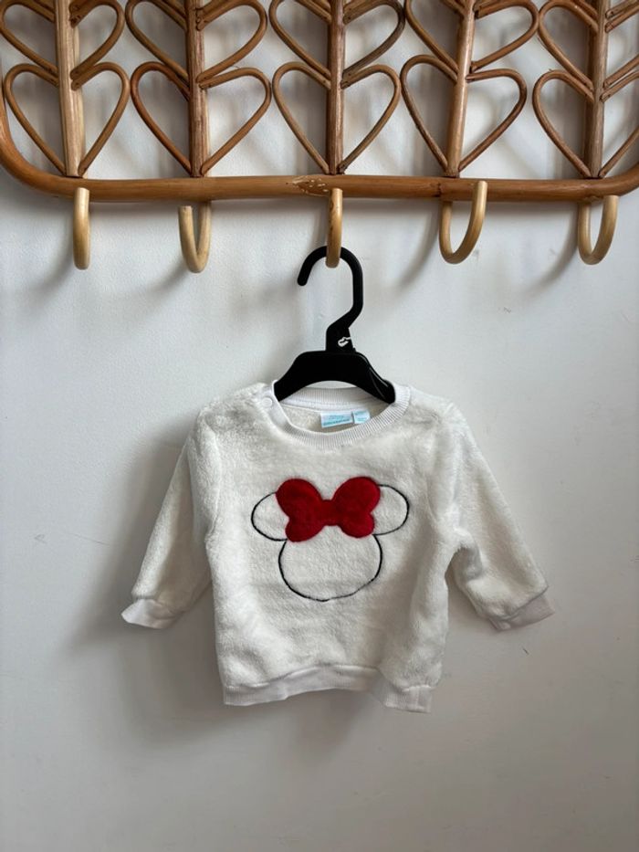 Pull chaud et doux Minnie Disney 6 mois