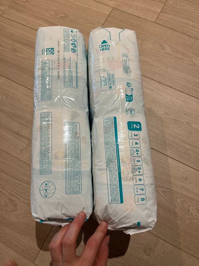 2 paquets de couche baby dry taille 2 - photo numéro 2