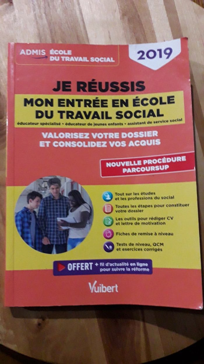 Je réussis mon entrée en école du travail social 2019