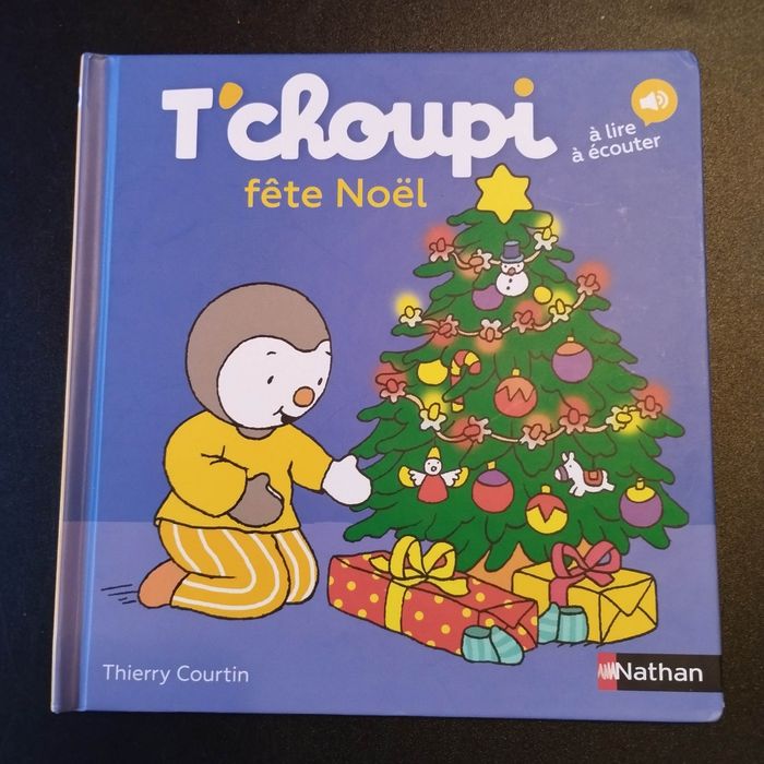 Livre enfant Nathan T'choupi Fête Noël