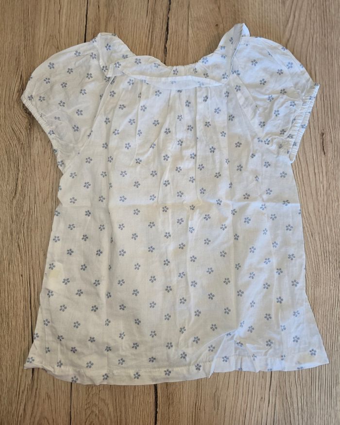 Tunique blanche à fleurs - photo numéro 3