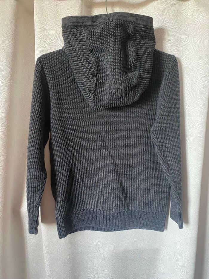 Pull coton capuche poche kangourou 10 ans Kiabi - photo numéro 7