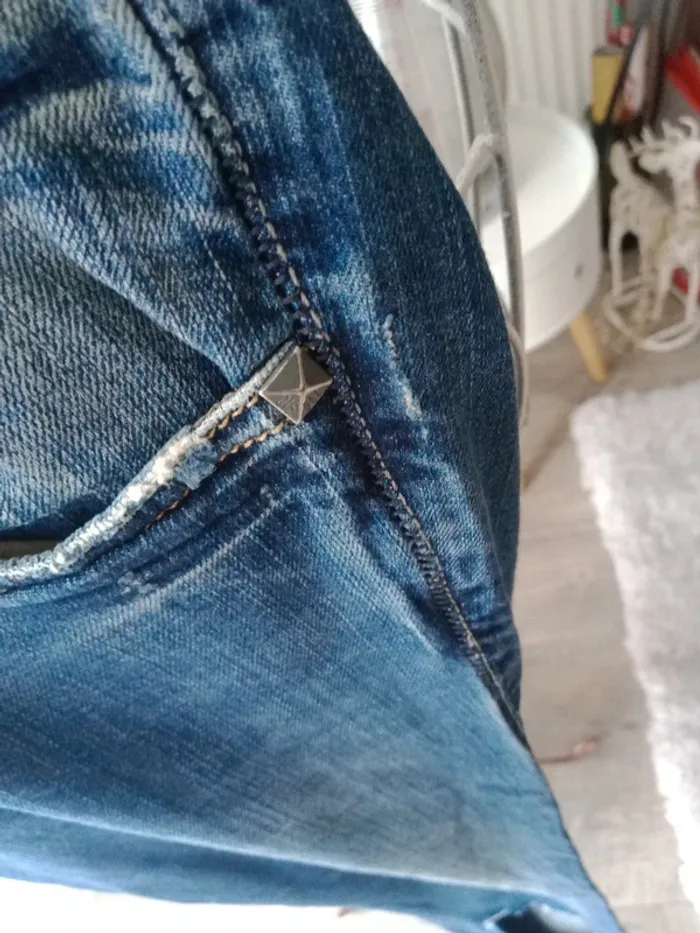 Jeans Diesel cuddy bleu - photo numéro 4