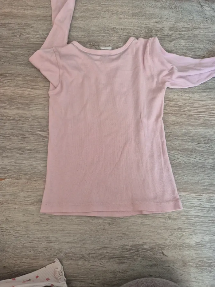 3 tee shirt manches longues blanc - photo numéro 7