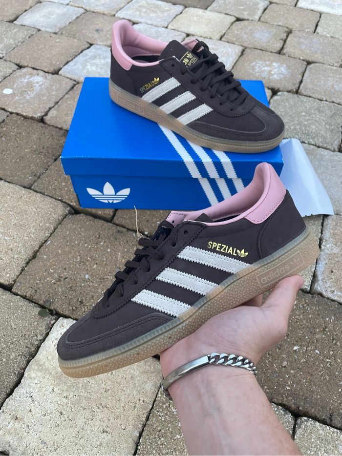 Adidas Handball Spezial Dark Brown Alumina - Femme 38 2/3