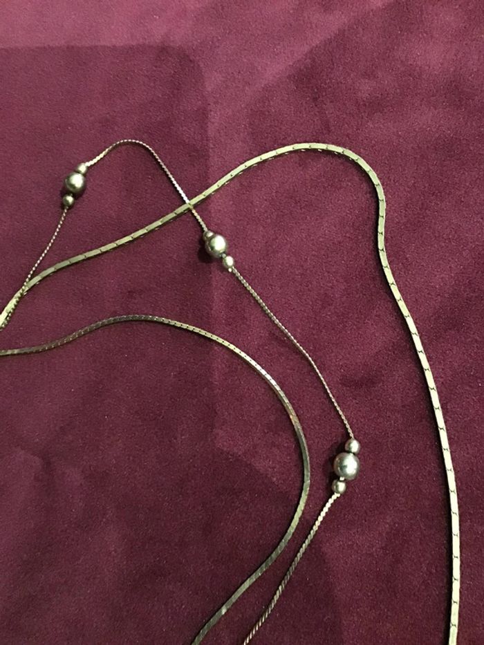 Très joli sautoir vintage fantaisie - photo numéro 2