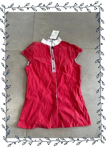 Chemisier rose sans manches Anna Scarpati, neuf, taille M, valeur 120€
